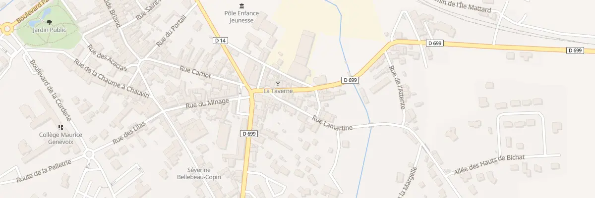 Plan du 3 Rue Lamartine à Châteauneuf-sur-Charente