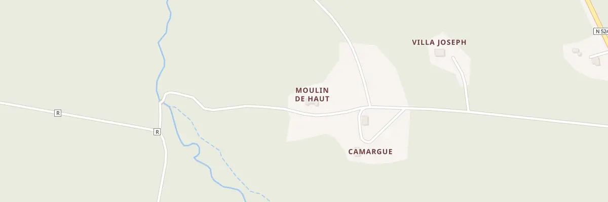 Plan du 22 Rte de Gabarret à Losse