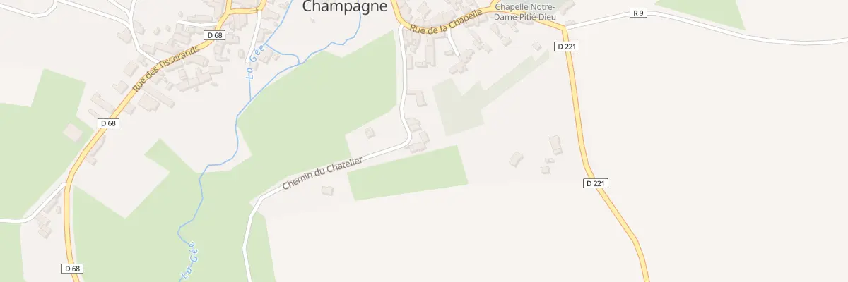 Plan du 11 Che du Chatelier à Crannes-en-Champagne