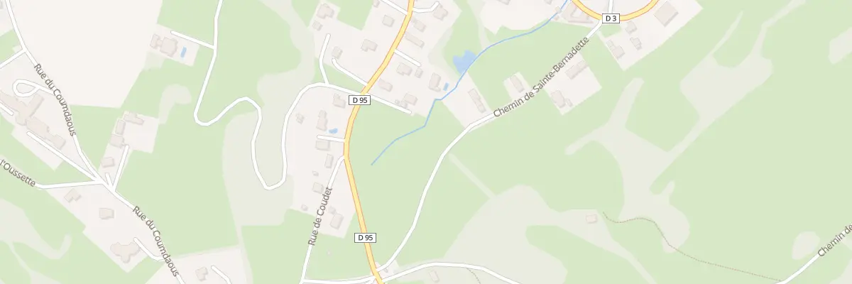 Plan du 12 Che de Ste Bernadette à Bartrès