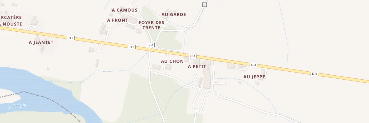Plan du 2310 Rte de Riscle A Marciac Rd 3 à Sarragachies