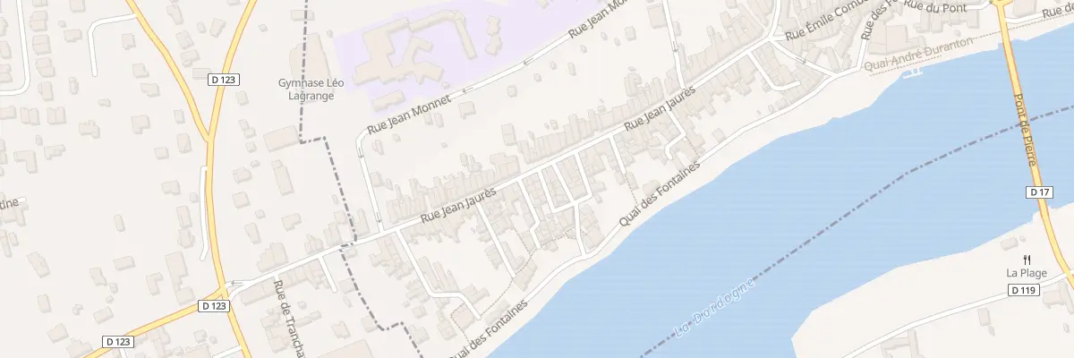 Plan du 71 Rue Jean Jaurès à Castillon-la-Bataille