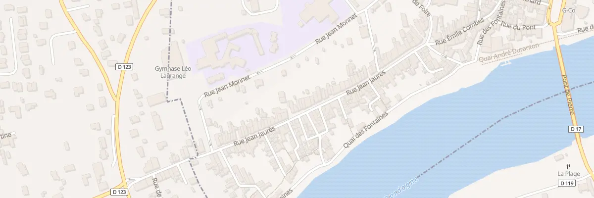 Plan du 64 Rue Jean Jaurès à Castillon-la-Bataille
