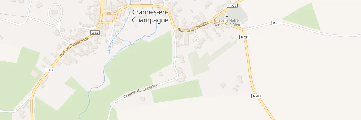 Plan du 7 Che du Chatelier à Crannes-en-Champagne