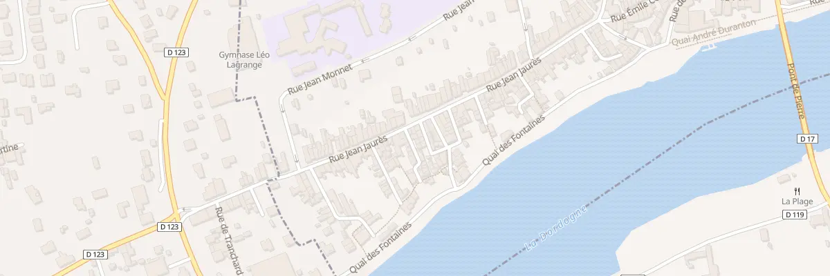 Plan du 3 Rue Coste à Castillon-la-Bataille