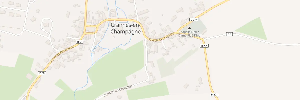 Plan du 5 Che du Chatelier à Crannes-en-Champagne