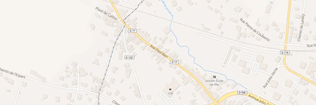Plan du 45 Rue Paul Bert à Castillon-la-Bataille