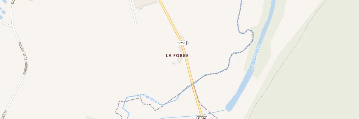 Plan du 59 La Forge à La Roche-Mabile