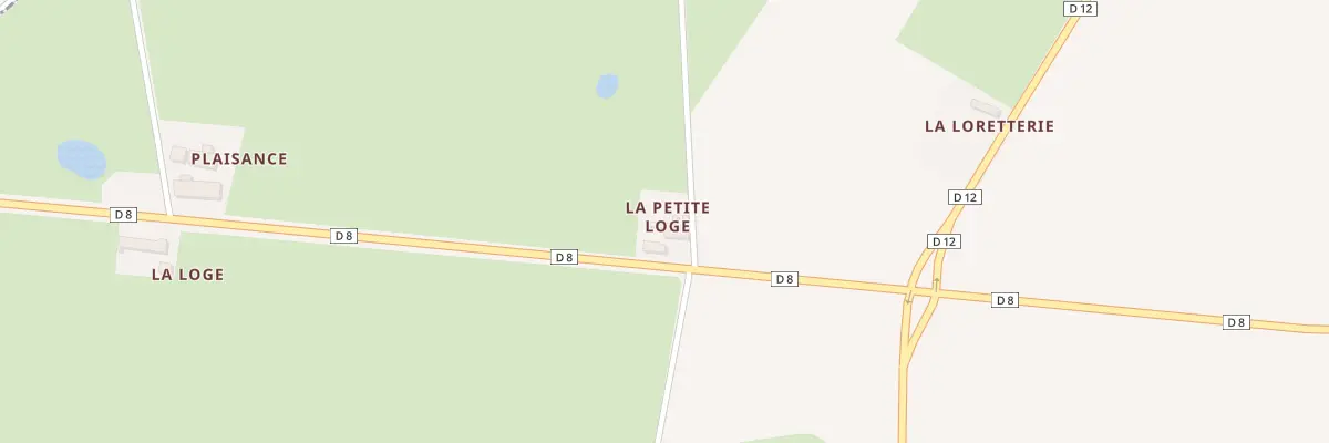 Plan du 5006 La Petite Loge à Courcelles-la-Forêt