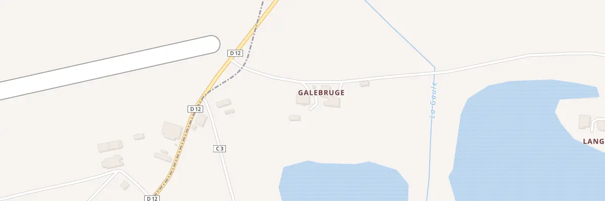 Plan du 2 Galebruge à Blaignac