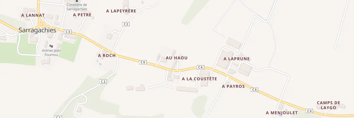 Plan du 5008 Au Haou à Sarragachies