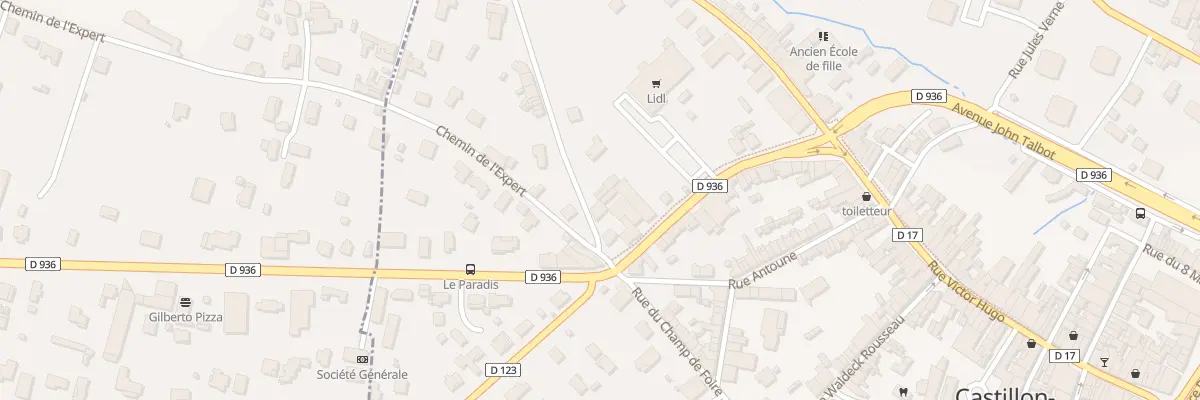 Plan du 9004 Rue de Puynormand à Castillon-la-Bataille
