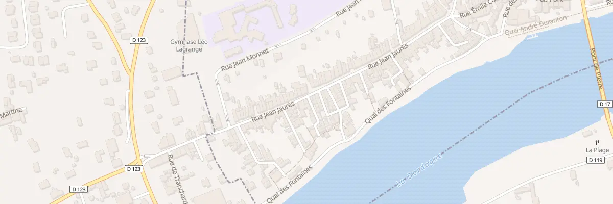 Plan du 77 Rue Jean Jaurès à Castillon-la-Bataille