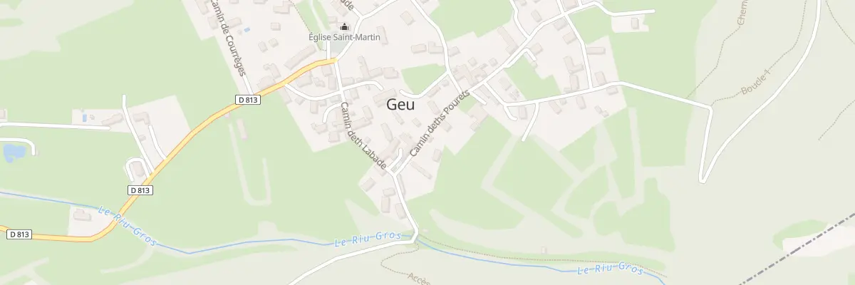 Plan du 6 Cami Deths Pourets à Geu