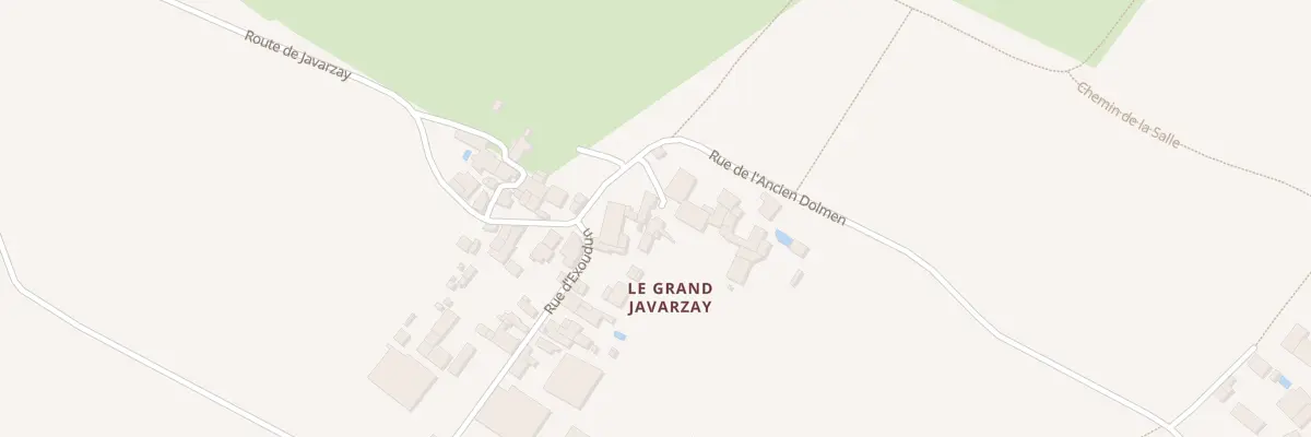 Plan du 1 Imp du Desert Le Gd Javarzay à Bougon