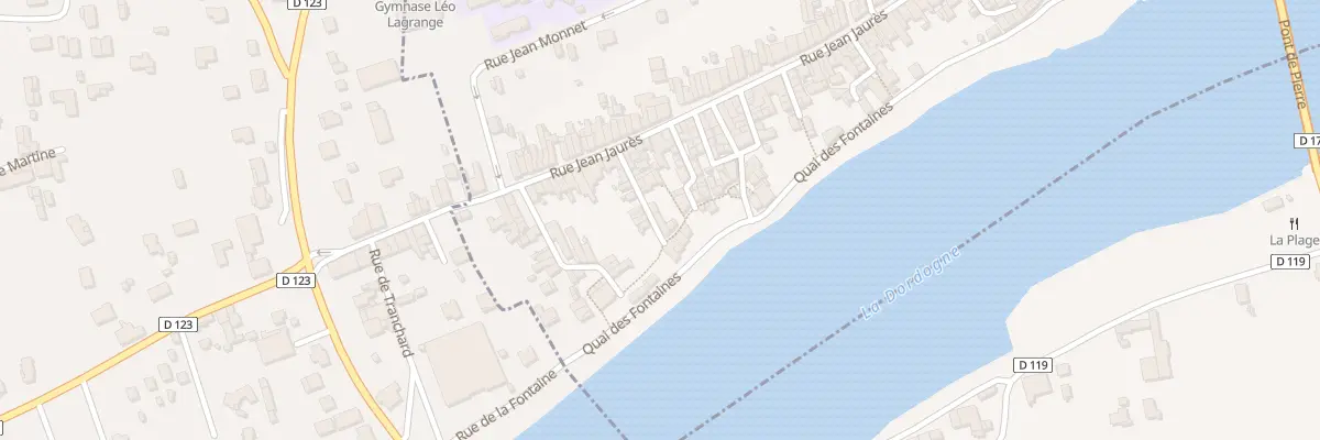Plan du 15 Rue de la Marine à Castillon-la-Bataille