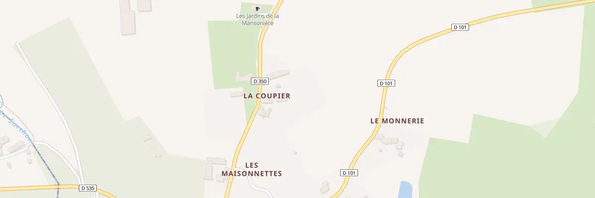 Plan du 8 Le Coupier à Saint-Céneri-le-Gérei