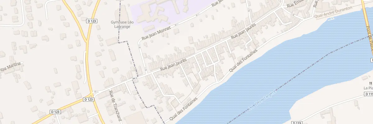 Plan du 83 Rue Jean Jaurès à Castillon-la-Bataille