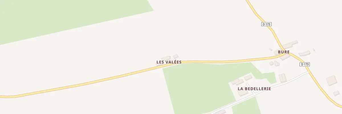 Plan du 5059 Les Vallees à Montreuil-le-Chétif