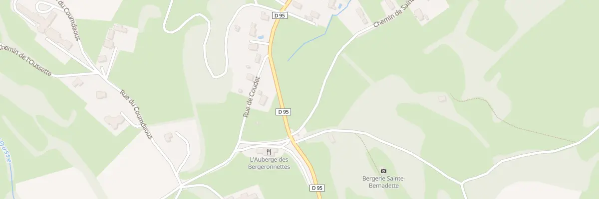Plan du 70 Che de Ste Bernadette à Bartrès
