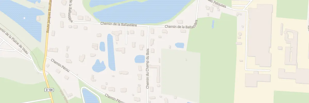Plan du 10 Che du Champ du Bois à La Flèche