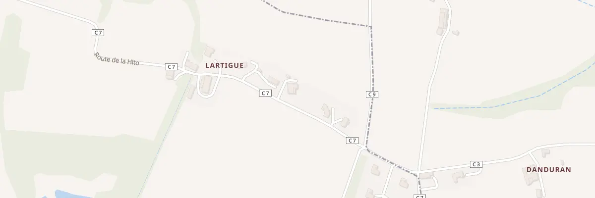 Plan du 5134 Lartigue à Arblade-le-Haut