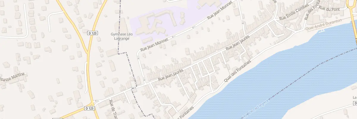 Plan du 78 Rue Jean Jaurès à Castillon-la-Bataille