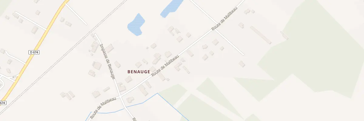 Plan du 555 Village de Benauge Est aux Églisottes-et-Chalaures