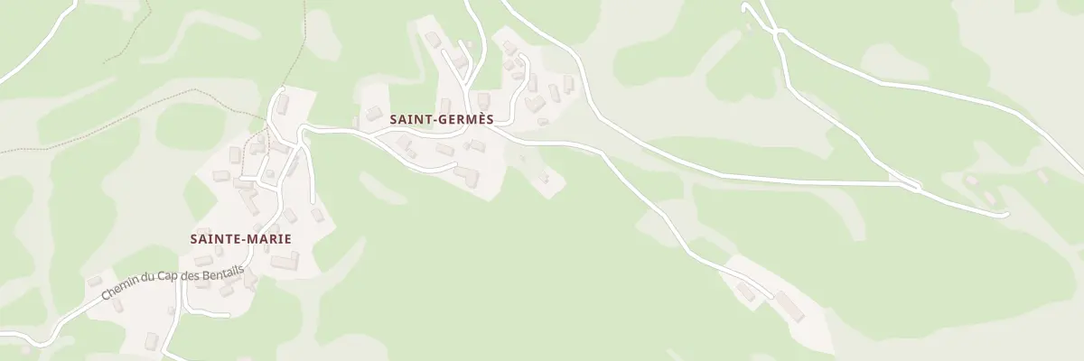 Plan du 5101 Saint Germes à Saint-Pastous
