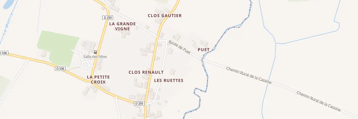 Plan du 26 Les Ruettes à La Roche-Mabile
