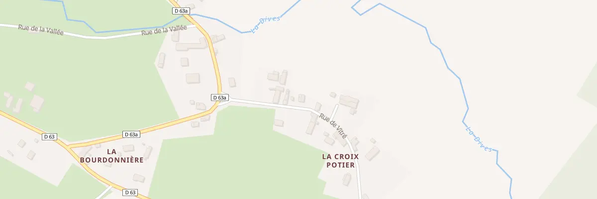 Plan du 9 Rue de Vitré à Crocy