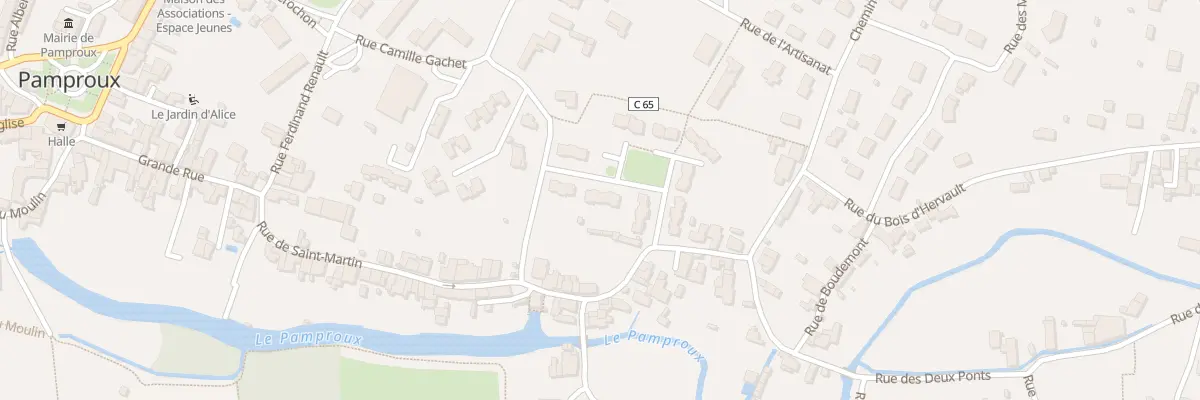 Plan du 8 Rue des Chamailleries à Pamproux