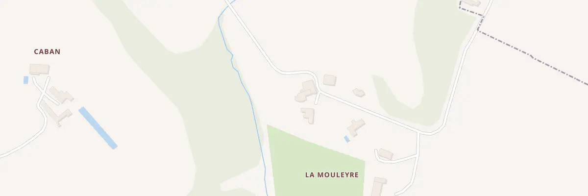 Plan du 8 La Mouleyre à Blasimon