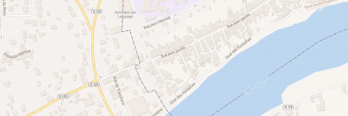 Plan du 91 Rue Jean Jaurès à Castillon-la-Bataille