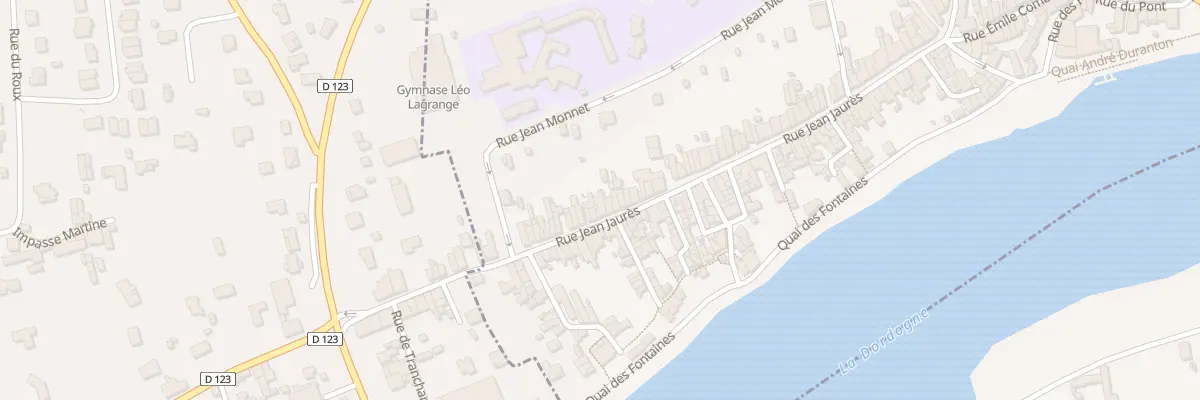 Plan du 86 Rue Jean Jaurès à Castillon-la-Bataille