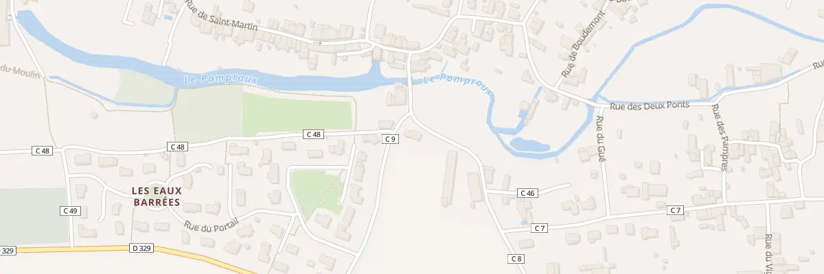 Plan du 12 Rue de la Métairie à Pamproux