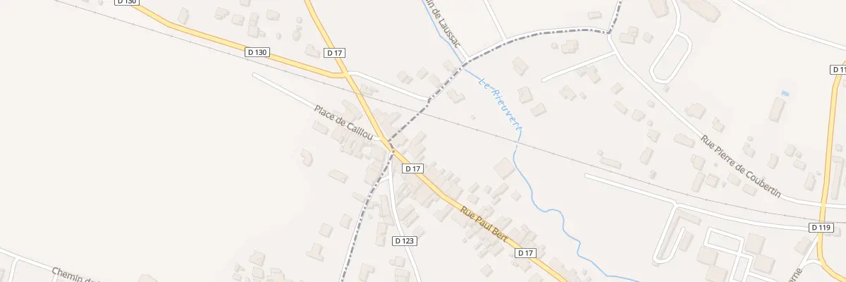 Plan du 92 Rue Paul Bert à Castillon-la-Bataille