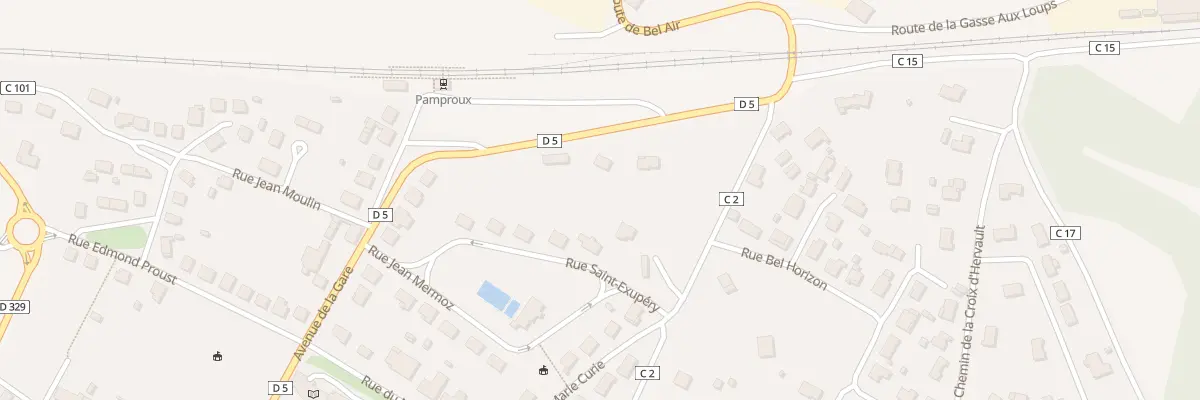 Plan du 48 Av de la Gare à Pamproux