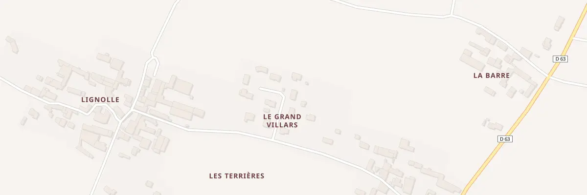 Plan du 5360 Le Grand Villars à Moulidars