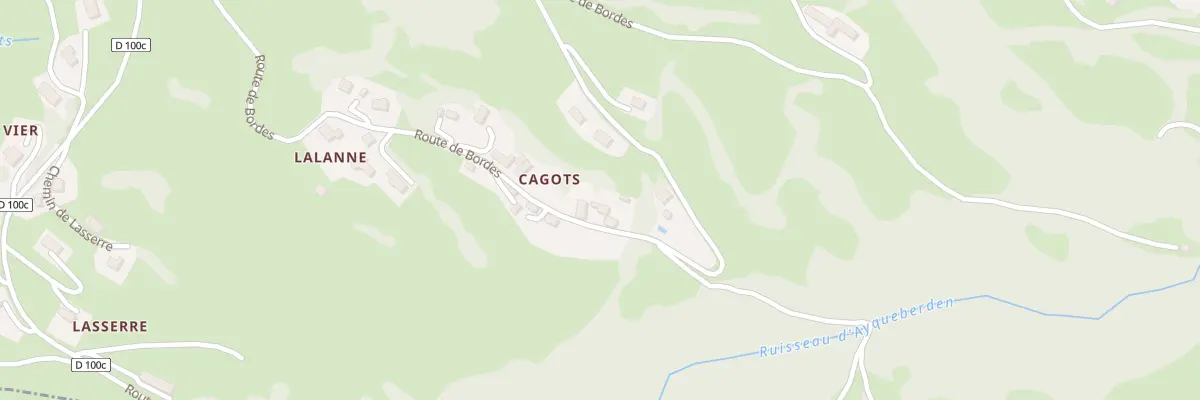 Plan du 5017 Cagots à Vier-Bordes
