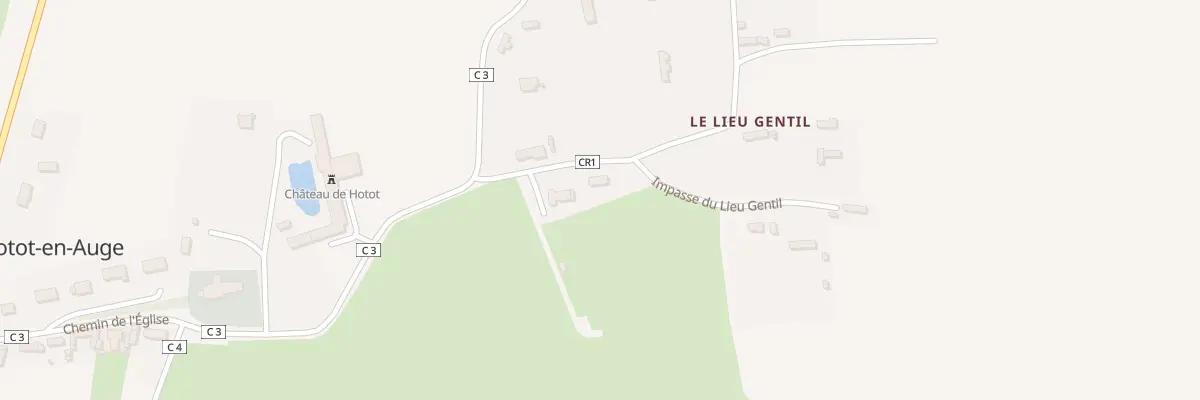 Plan du 46 Che du Lieu Gentil à Hotot-en-Auge