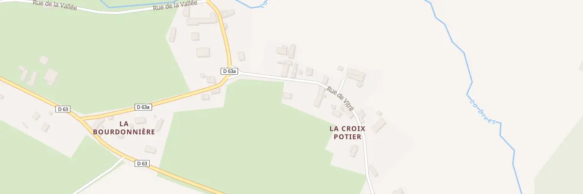 Plan du 4 Rue de Vitré à Crocy