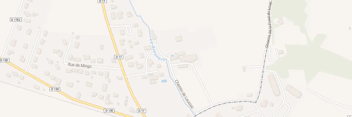 Plan du 3 Che de Laussac à Saint-Magne-de-Castillon