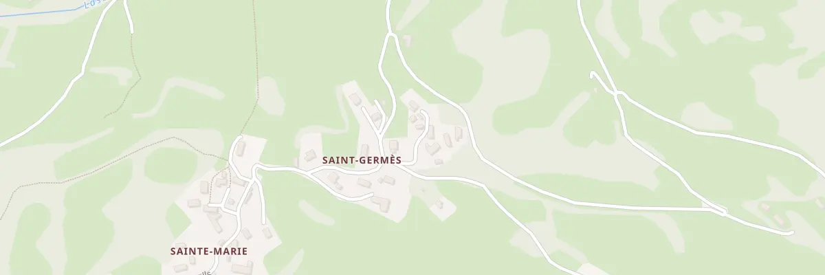 Plan du 5080 Saint Germes à Saint-Pastous