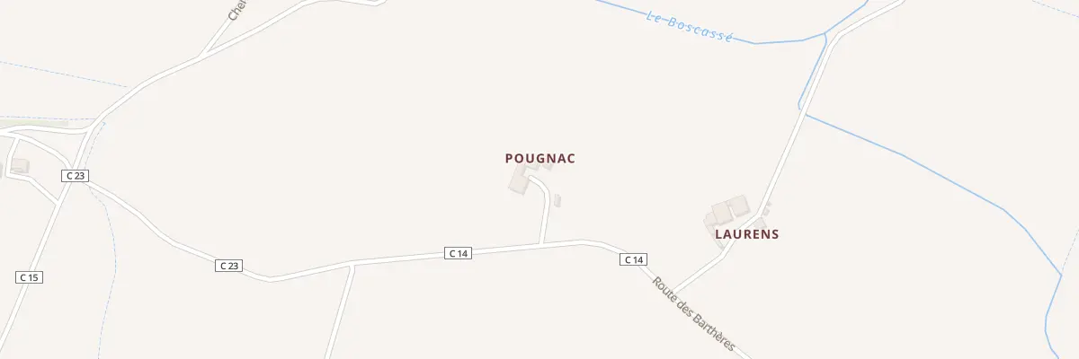 Plan du 2155 Rte des Barthères à Riscle