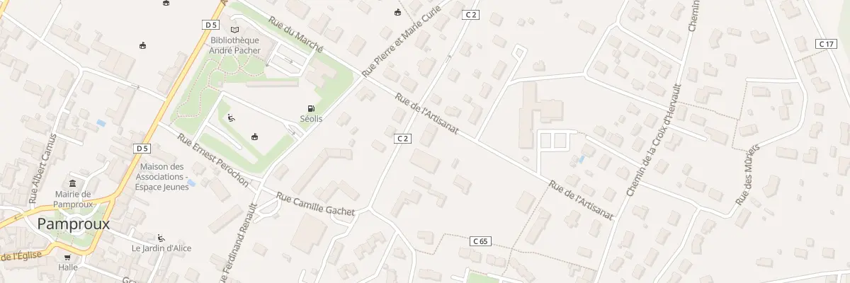 Plan du 20 Rue de Bernon à Pamproux