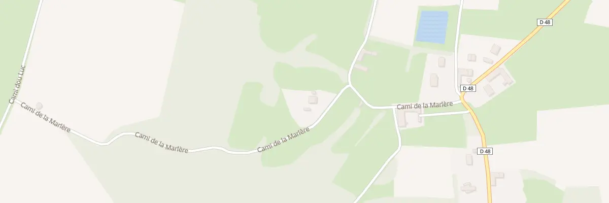 Plan du 2 Cami de la Marlère à Vidouze
