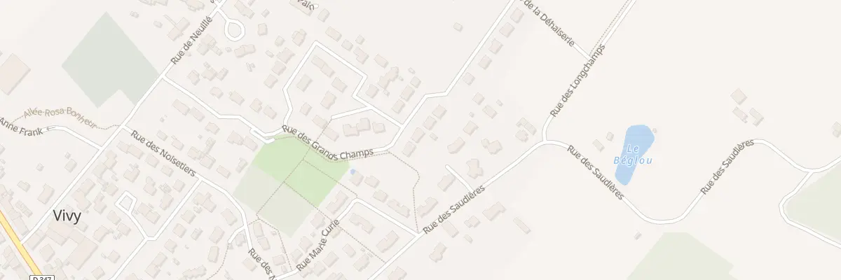 Plan du 14 Rue des Grands Champs à Vivy