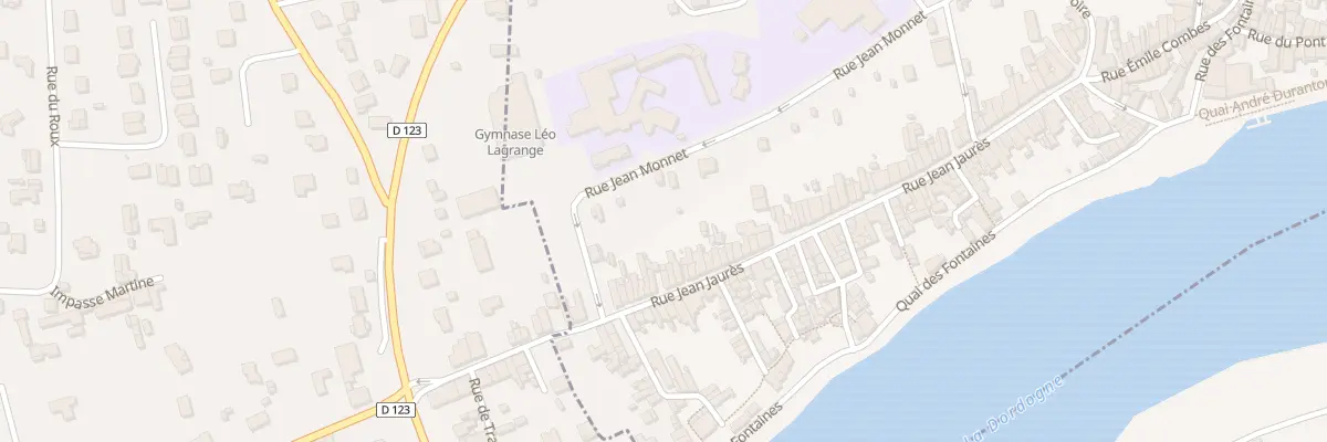 Plan du 92 Rue Jean Jaurès à Castillon-la-Bataille