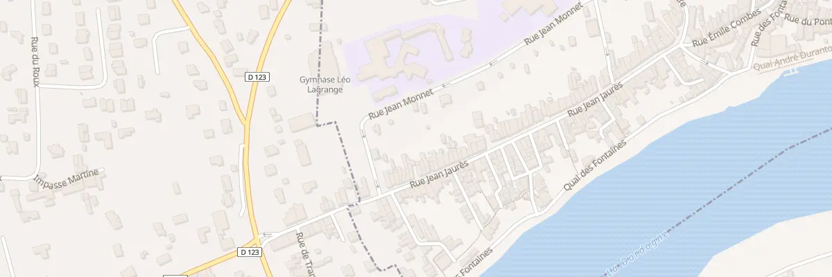 Plan du 92B Rue Jean Jaurès à Castillon-la-Bataille